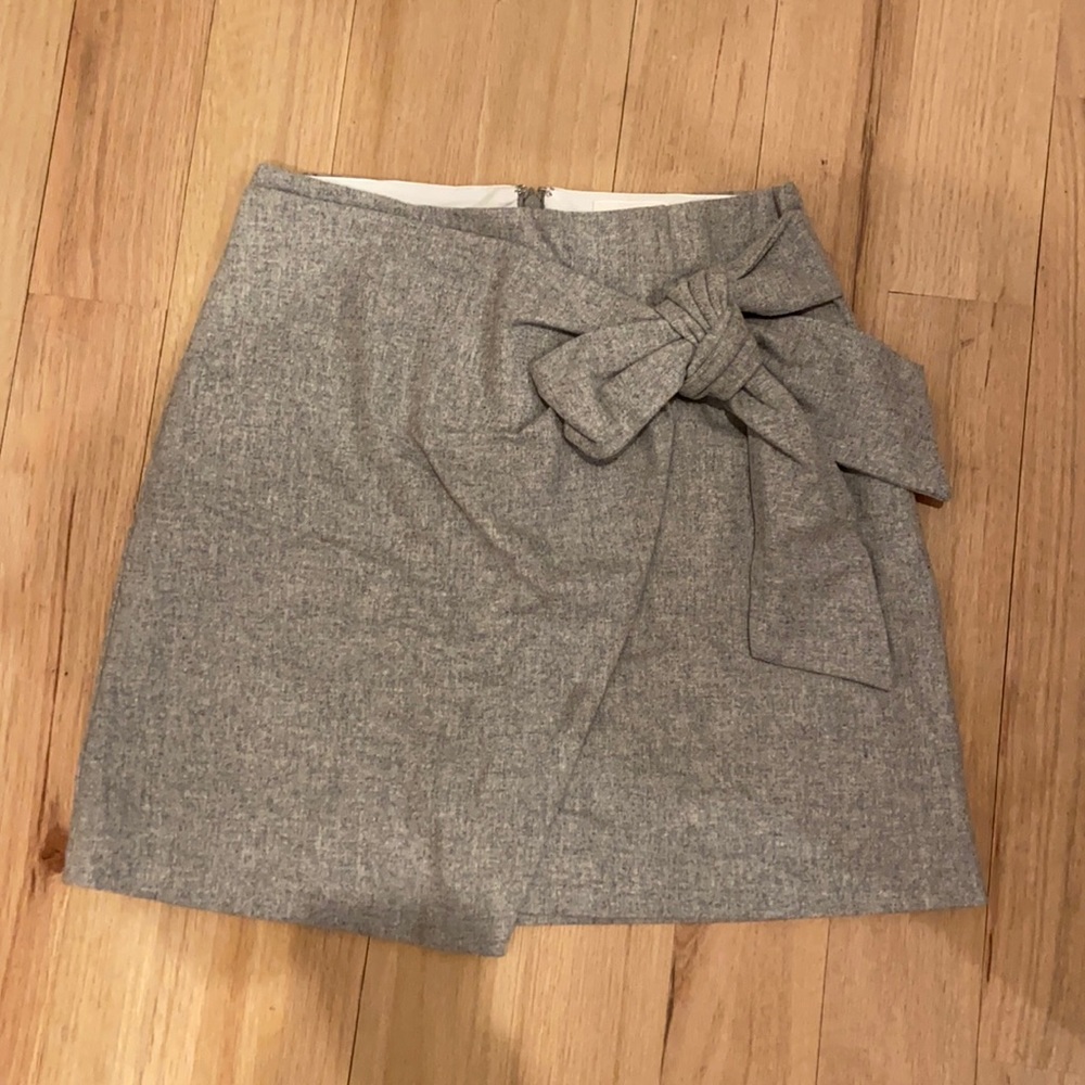 Aritzia Grey wool skirt